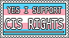 cis rights to shut the fuck up blinkie